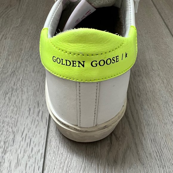 Golden Goose Hi Star Leather & Haircalf Sneakers - Picture 4 of 11